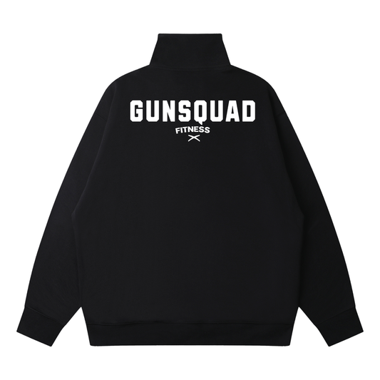 Quarter-Zip Drop Shoulder Sweatshirt