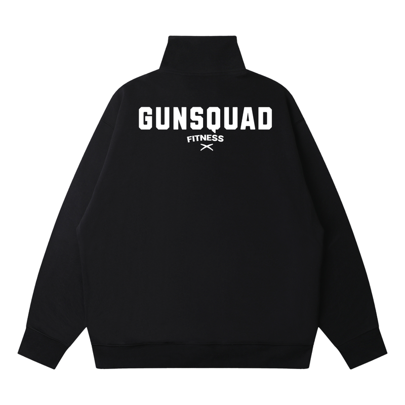Quarter-Zip Drop Shoulder Sweatshirt