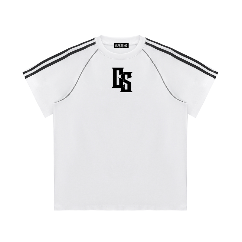 Striped Contrast Stitch T-Shirt