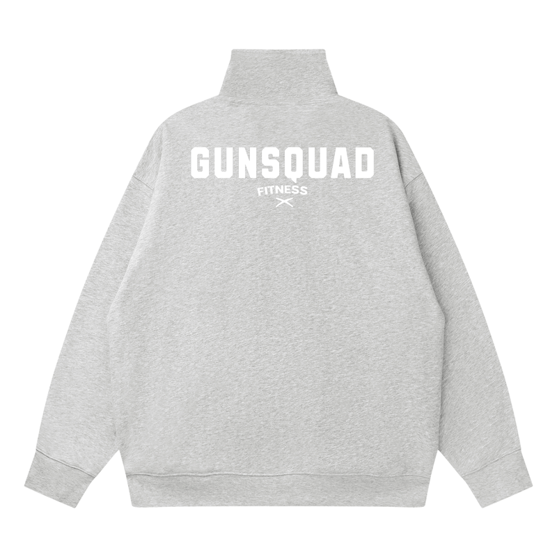 Quarter-Zip Drop Shoulder Sweatshirt