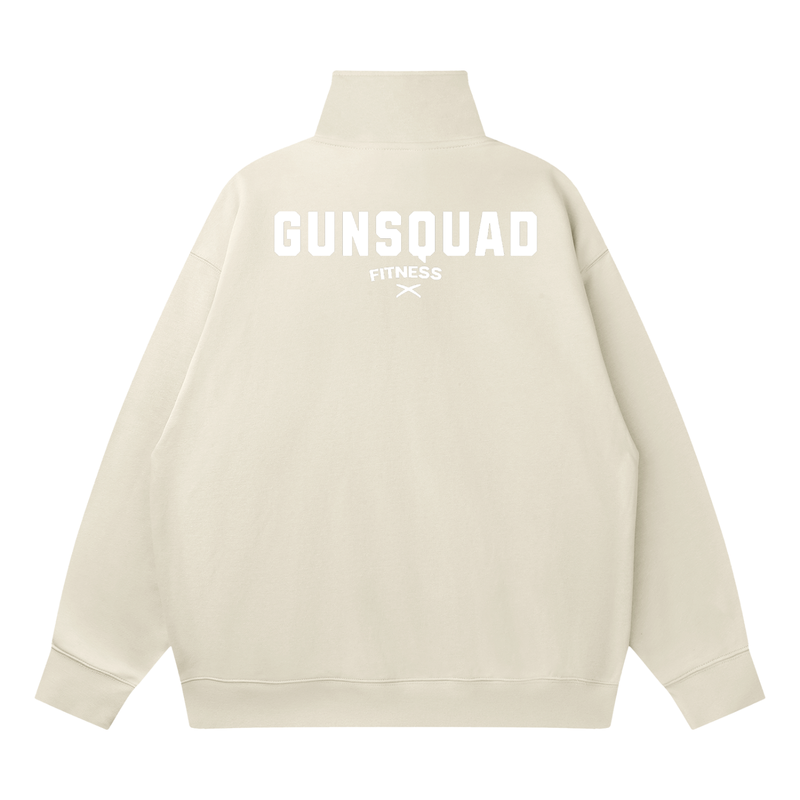 Quarter-Zip Drop Shoulder Sweatshirt